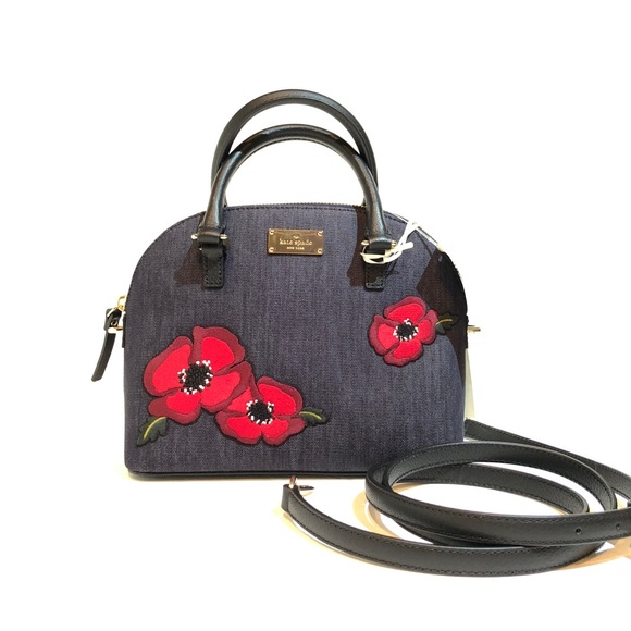 ~SOLD~ NWT Kate Spade Mini Carli Poppies handbag - Picture 8 of 8